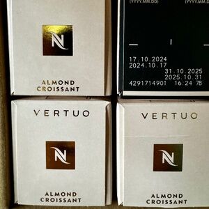 Nespresso Vertuo Almond Croissant Limited Edition 4 sleeves